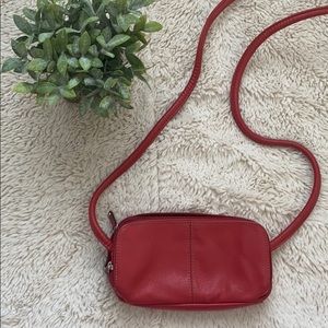 Tignanello Red Crossbody Purse